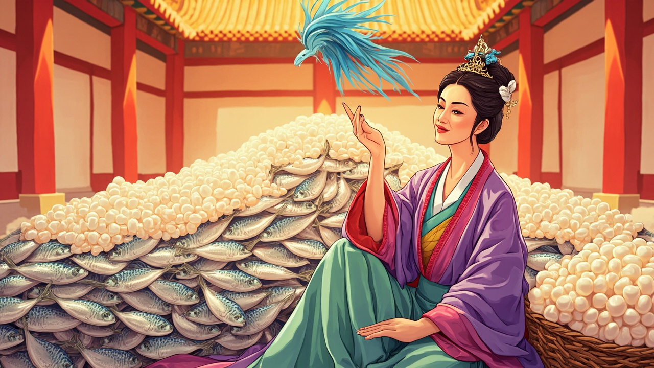 华妃一个月狂炫60斤蛋500条鱼